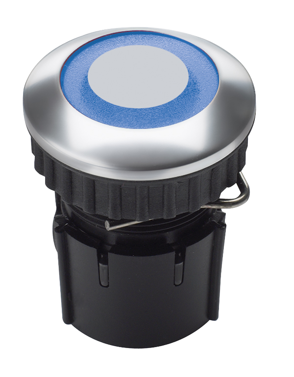 Klingeltaster LED-Ring blau PROTACT 240 LED